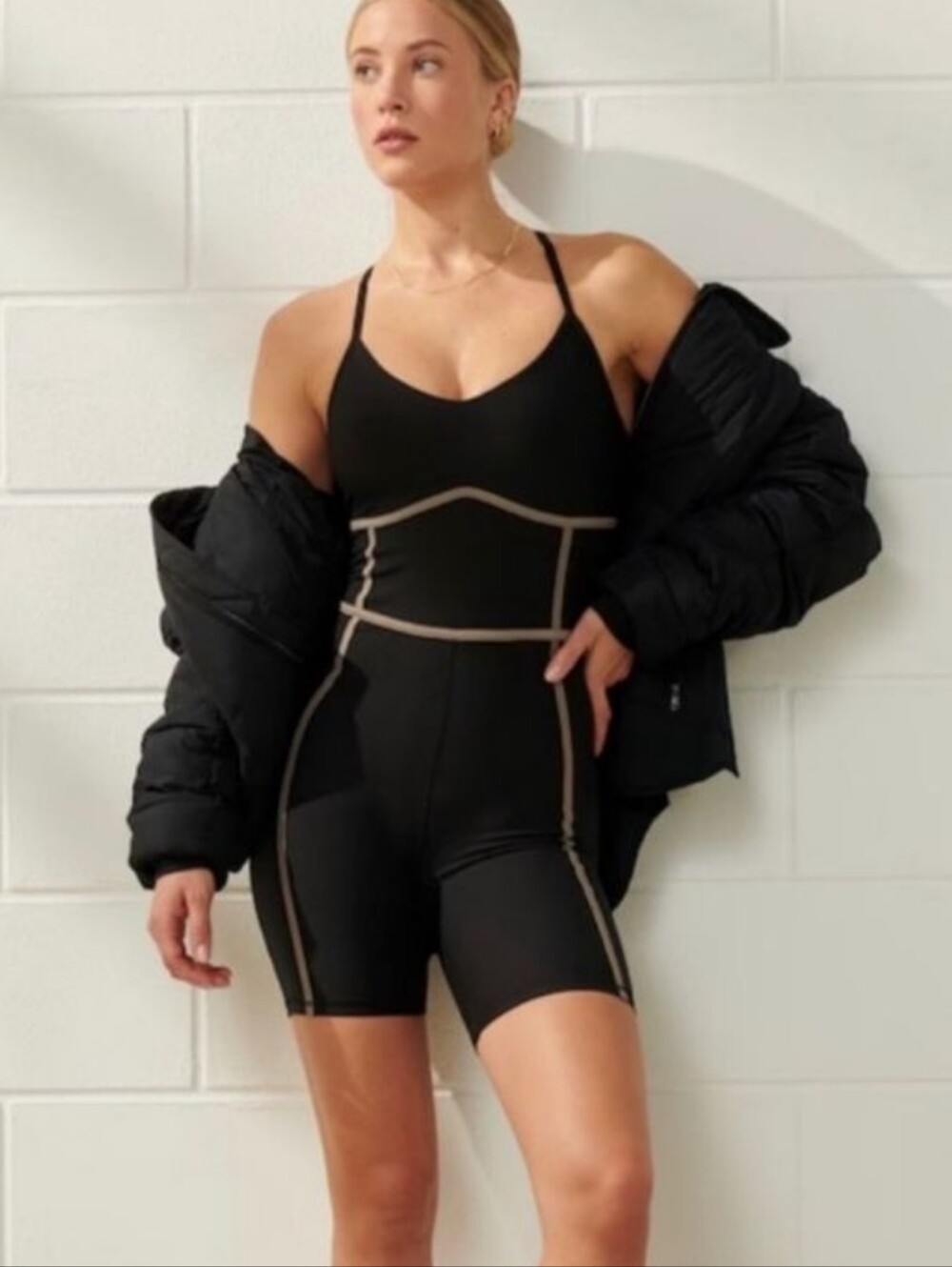 A&F YPB Sculptlux Onesie Romper Workout